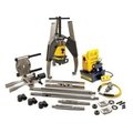 Enerpac Hydraulic Sync Grip Master Puller Set  Electric Pump  230V  50 Ton Capacity  3 Inch Stroke MPS64EE
